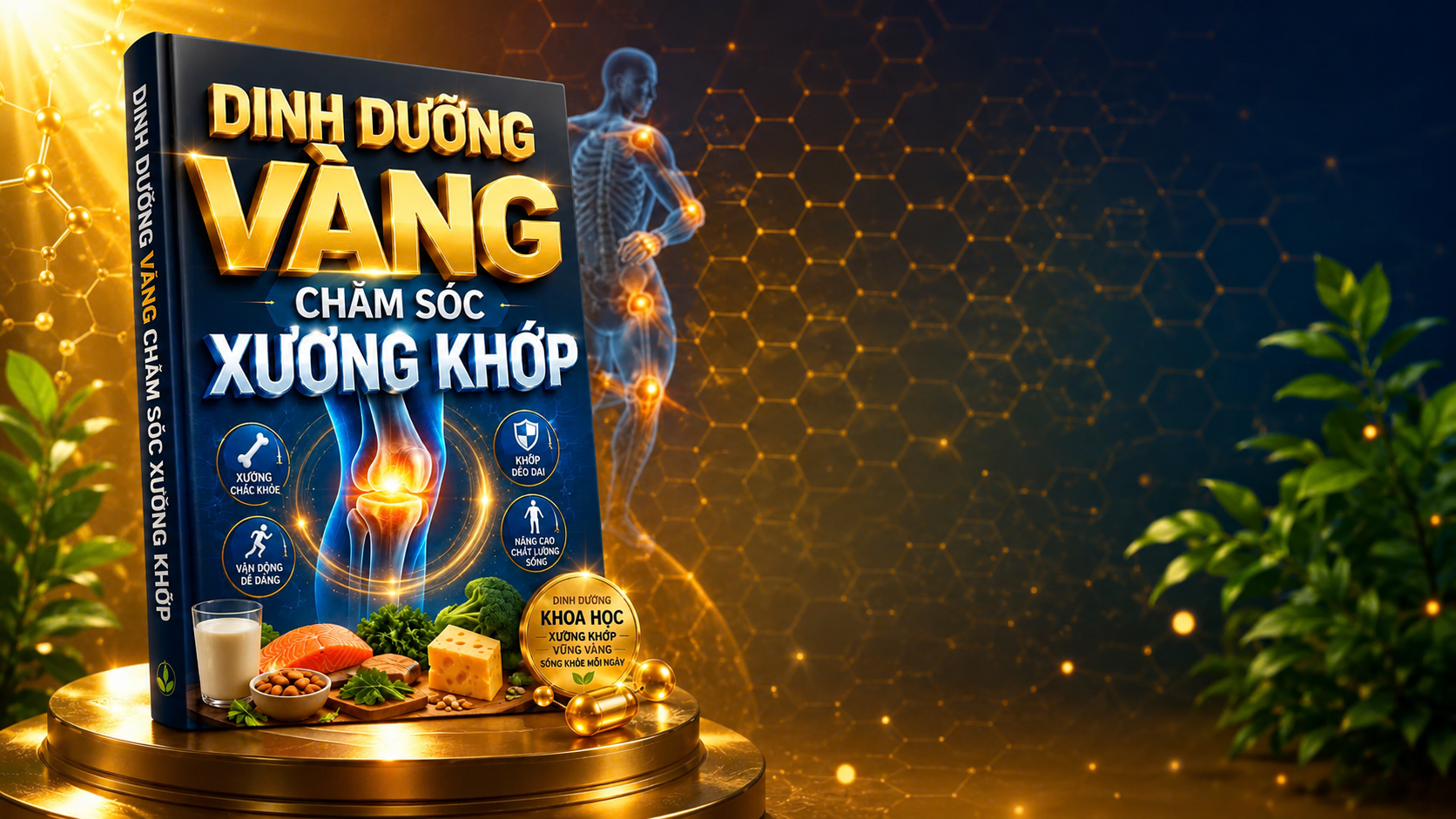 Dinh dưỡng vàng chăm sóc xương khớp